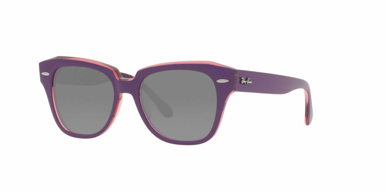Ray-Ban Junior RJ9186S - State Street Prescription Sunglasses In Purple