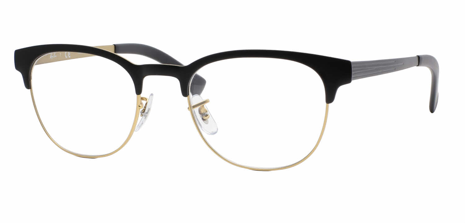 Ray Ban Clubmaster Eyeglasses Gold 48d626 Ray Ban Clubmaster Eyeglasses Gold 48d626