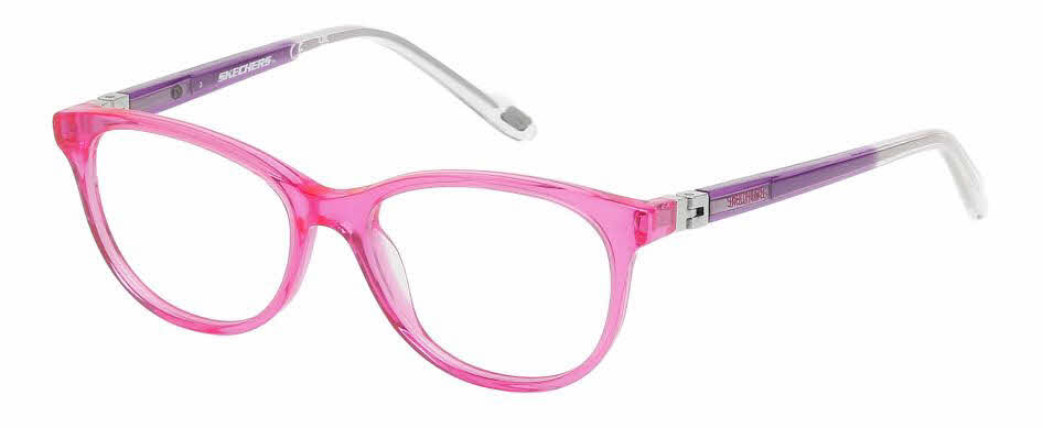 Skechers Kids SE1689 Girls Eyeglasses In Pink