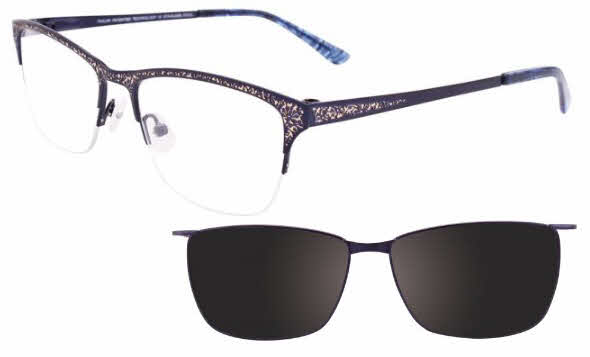 Takumi TK1065 With Magnetic Clip-On Lens Eyeglasses | FramesDirect.com