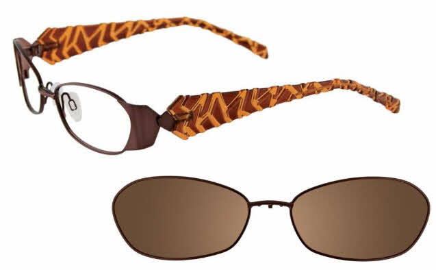 Visit Eyeglasses Takumi T9949 With Magnetic Clip-On Lens Image 1