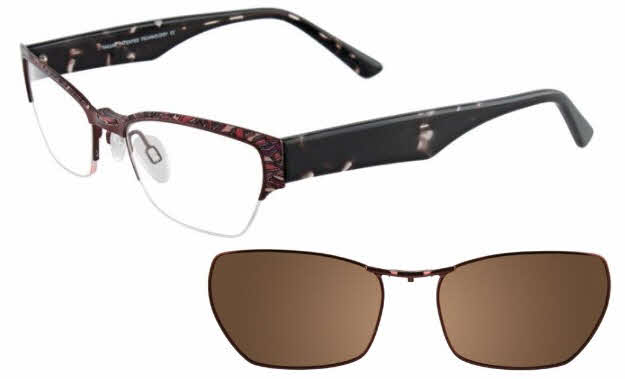 Visit Eyeglasses Takumi T9996 With Magnetic Clip-On Lens Image 1