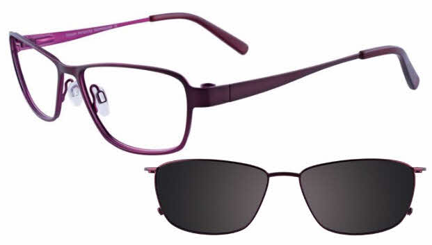Visit Eyeglasses Takumi TK915 With Magnetic Clip-On Lens Image 1