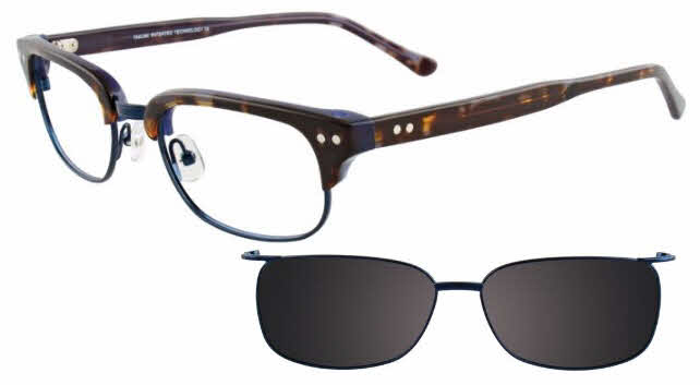 Visit Eyeglasses Takumi TK922-With Magnetic Clip-On Lens Image 1