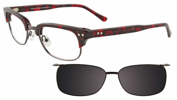 Visit Eyeglasses Takumi TK922-With Magnetic Clip-On Lens Image 1