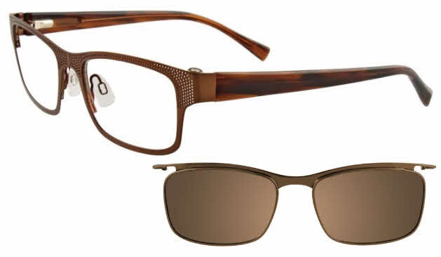 Visit Eyeglasses Takumi TK932-With Magnetic Clip-On Lens Image 1