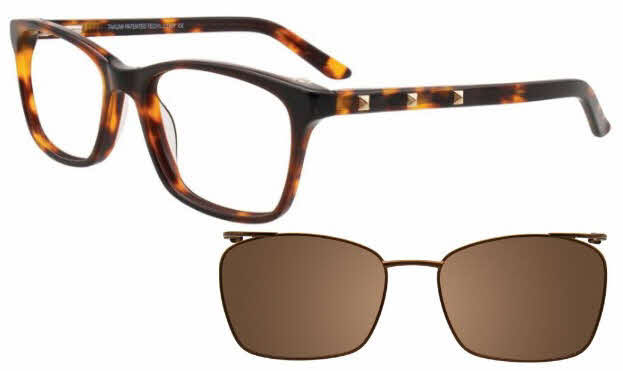 Visit Eyeglasses Takumi TK998 With Magnetic Clip-On Lens Image 1