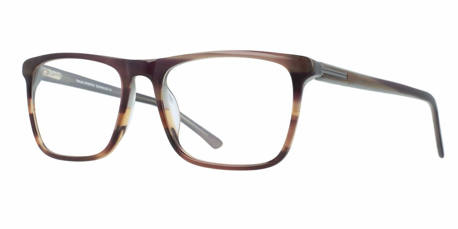 Takumi TK1068 With Magnetic Clip-On Lens Eyeglasses