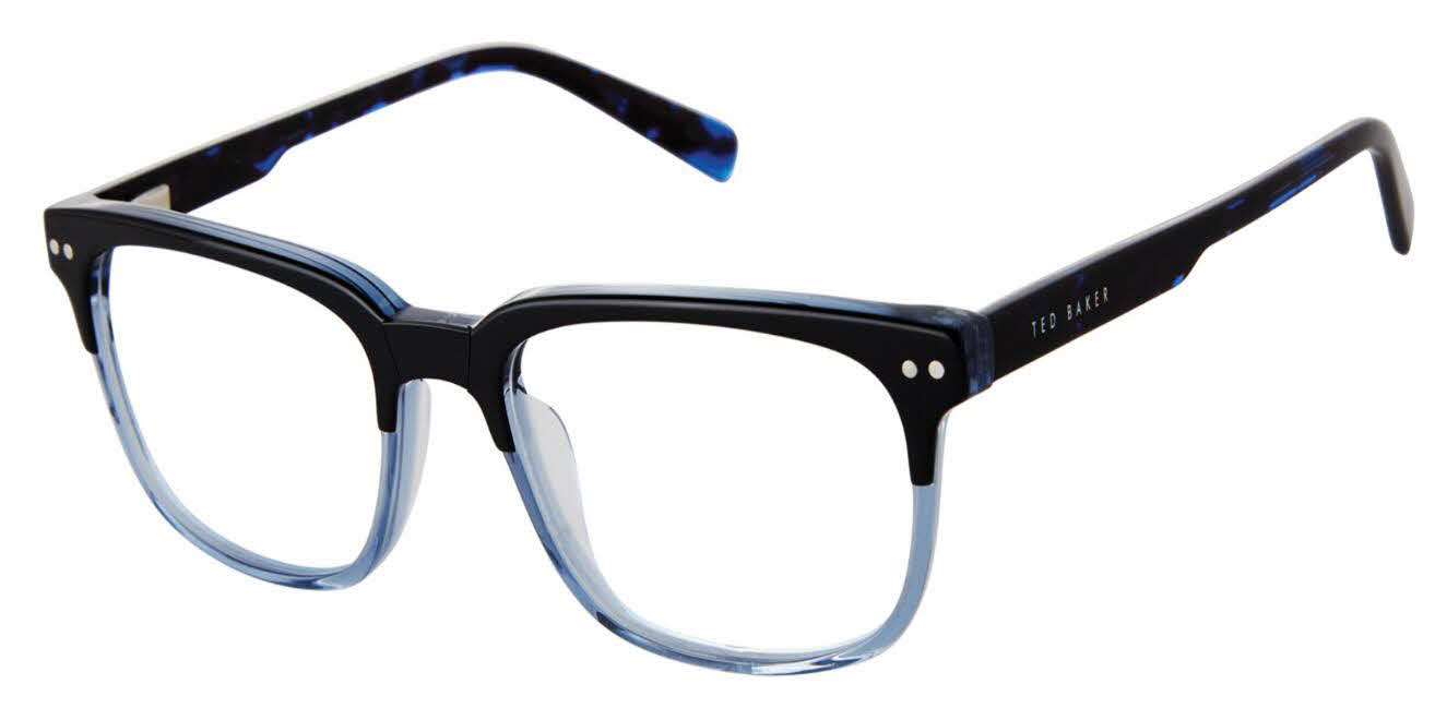 Ted Baker B842 Blu eyeglasses frame and case 140MM TXL008 Eyeglasses - Ted Baker Authorized Retailer  main image 4