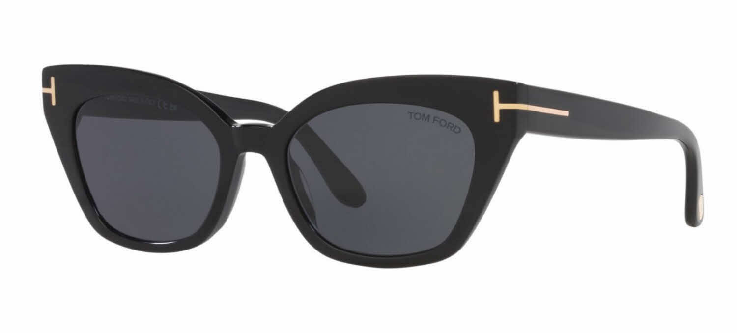 Tom Ford Juliette Shiny-Black (1330L1) Prescription Sunglasses - Image 1