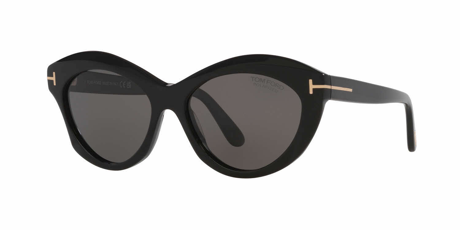 Tom Ford Toni Black-Shiny (1330M1) Prescription Sunglasses - Image 1