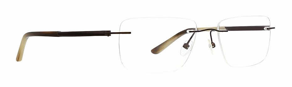 Totally Rimless Command 298 Mens Eyeglasses in Brown 175$