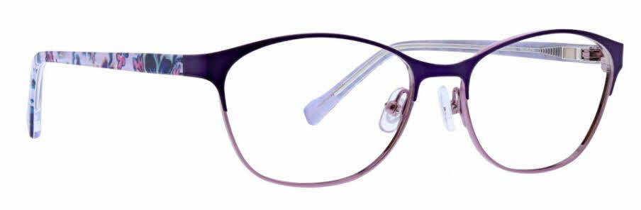 Vera Bradley Kids Linnie Girls Eyeglasses In Purple