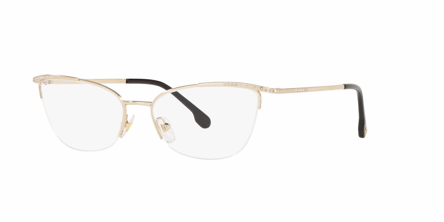 Versace VE1261B Women's Eyeglasses In Gold