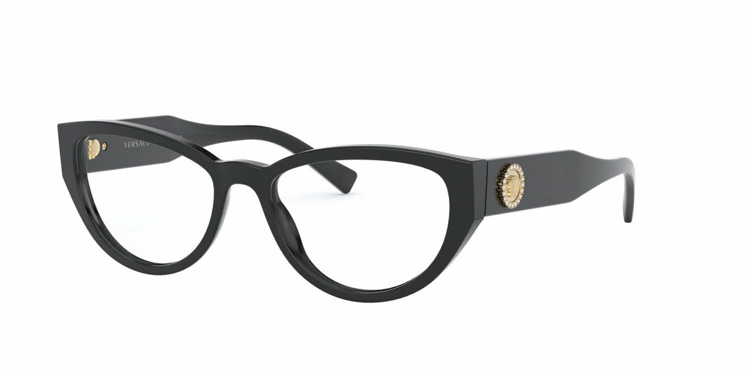 versace thick frame glasses