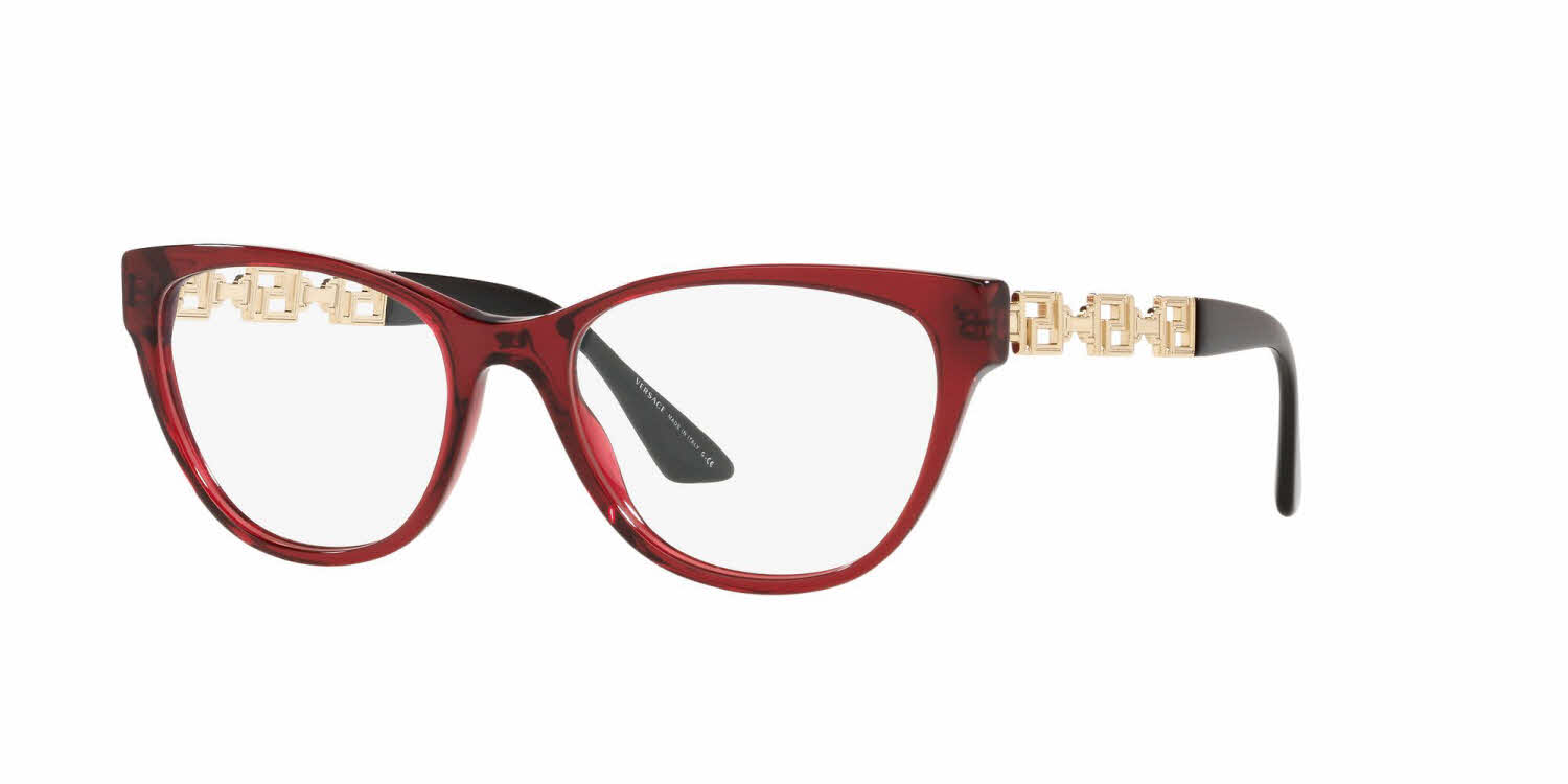 Versace VE3292 Women's Eyeglasses In Burgundy