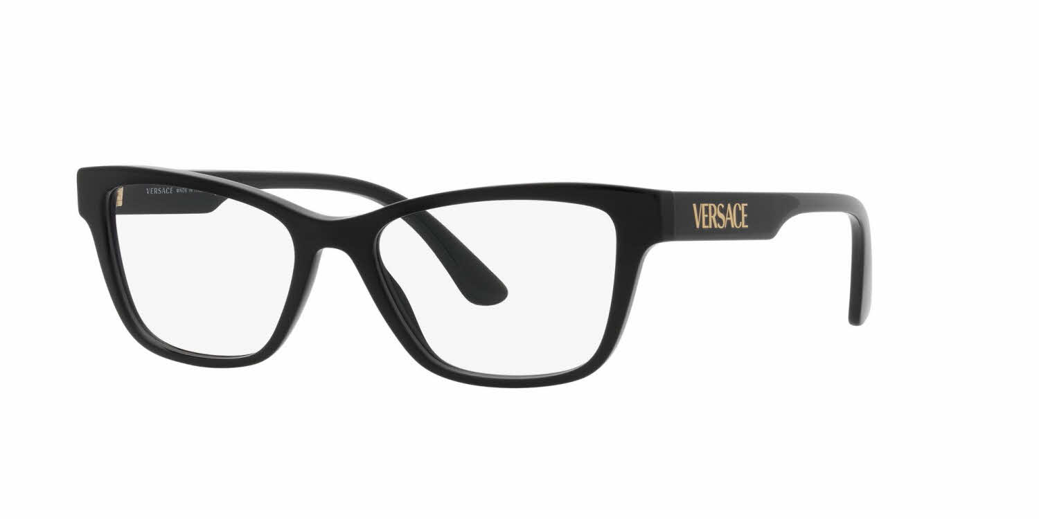 Versace VE3316 Women's Eyeglasses In Black