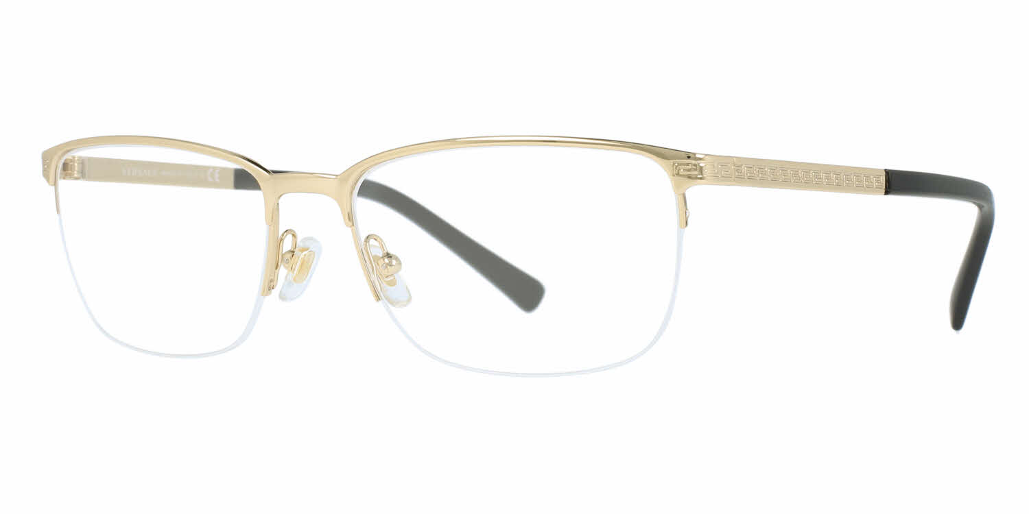 versace wire frame eyeglasses
