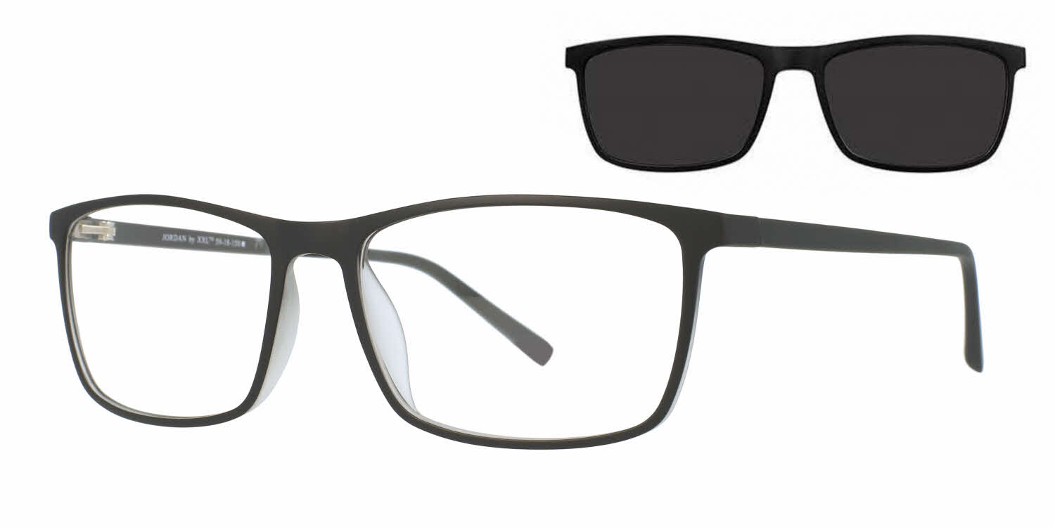 XXL Jordan w/ Clip on Eyeglasses Free Shipping