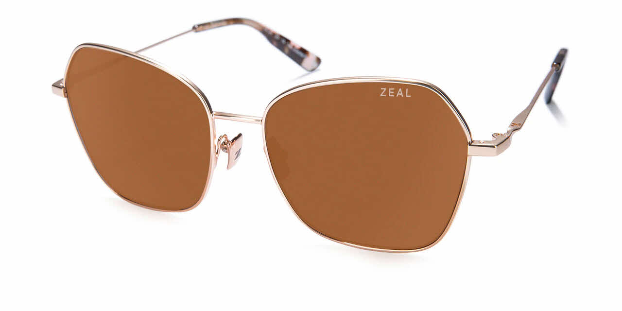 Zeal Optics Fillmore Women's Prescription Sunglasses, In Rose Gold