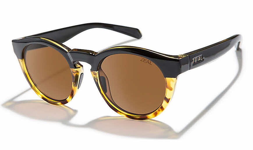 Zeal Crowley Sunglasses – Desert Rose – Polarized - Unisex Zael Optic Crowley Plant-Based Desert Rose Horizon Blue  main image 4