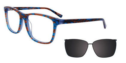 Visit Eyeglasses EasyClip EC397 With Magnetic Clip-On Lens Image 1