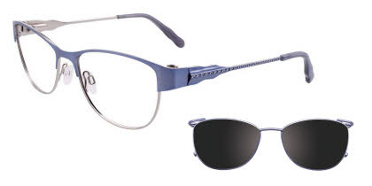 Visit Eyeglasses EasyClip EC405 With Magnetic Clip-On Lens Image 1
