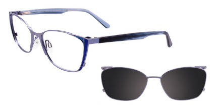 Visit Eyeglasses EasyClip EC442 With Magnetic Clip-On Lens Image 1