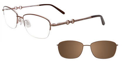 Visit Eyeglasses EasyClip EC469 With Magnetic Clip-On Lens Image 1