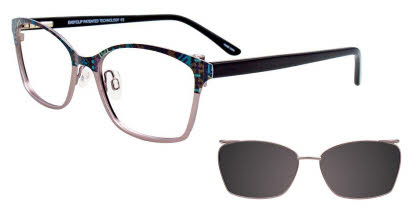 Visit Eyeglasses EasyClip EC484 With Magnetic Clip-On Lens Image 1
