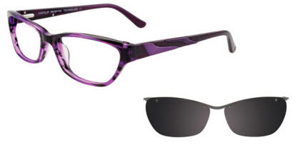 Visit Eyeglasses EasyClip EC324 With Magnetic Clip-On Lens Image 1