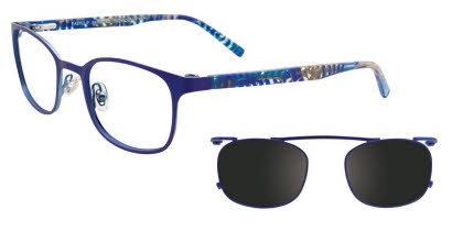 Visit Eyeglasses EasyClip EC445 With Magnetic Clip-On Lens Image 1