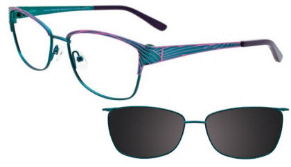 Visit Eyeglasses Takumi TK1009 With Magnetic Clip-On Lens Image 1