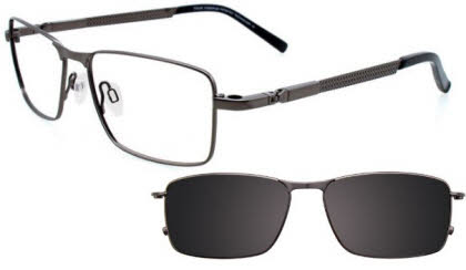 Visit Eyeglasses Takumi TK1025 With Magnetic Clip-On Lens Image 1