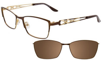 Visit Eyeglasses Takumi TK975 With Magnetic Clip-On Lens Image 1